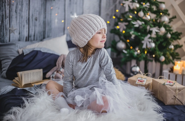 sesiones fotograficas navideñas para niñas