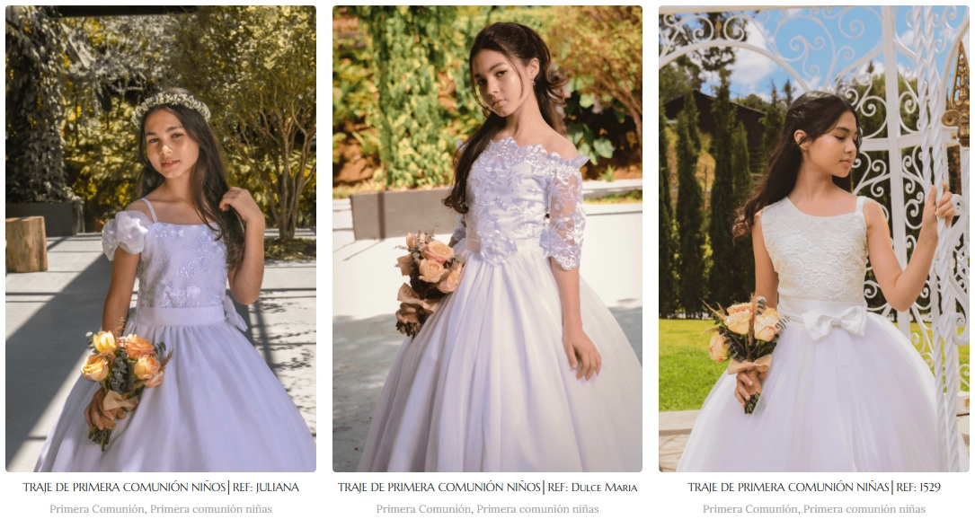 vestidos primera comunion de casaluifer
